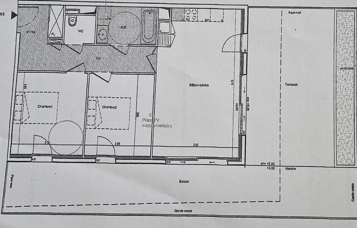 A vendre appartement ou bureau 65 m² avec terrasse 126 m² - nice malaussena - photo 5