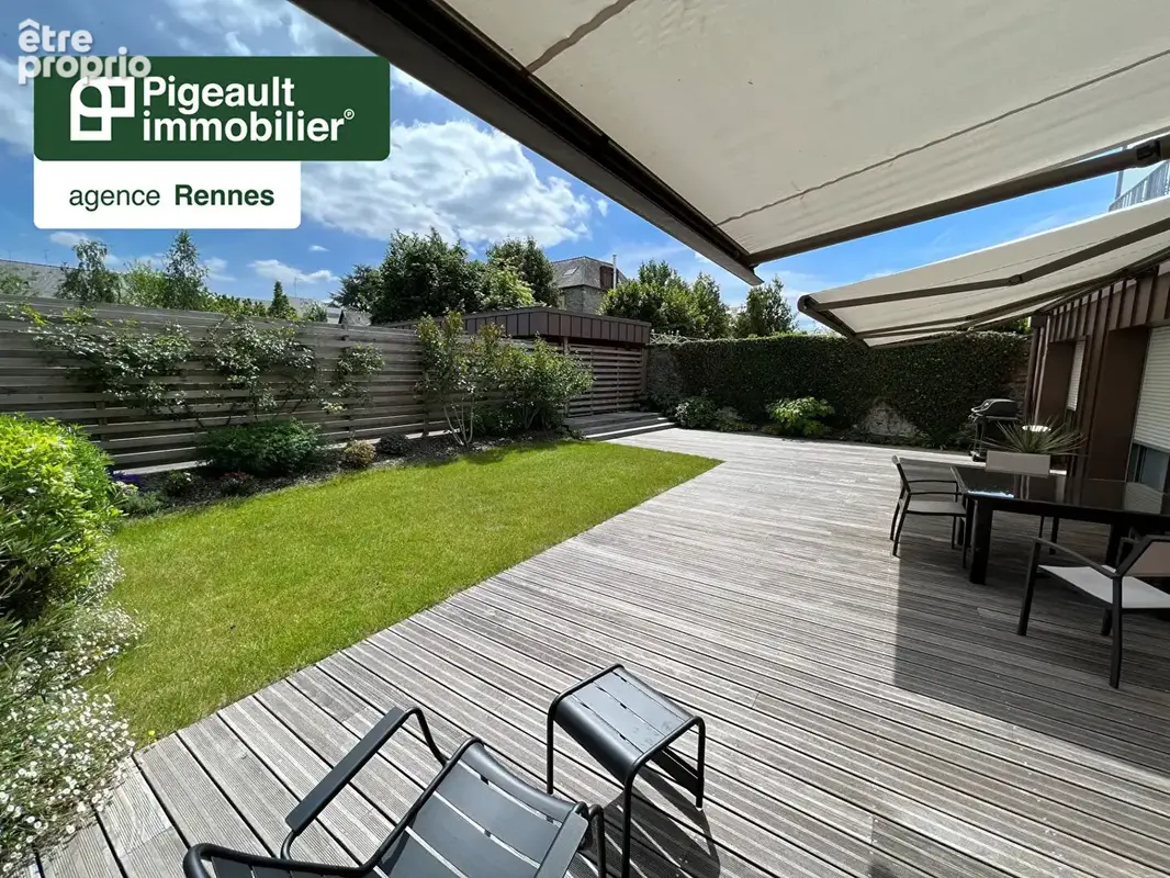 Appartement T4 à vendre - Rennes - Thabor - 3 chambres - Terrasse et jardin  - deux stationnements et un cellier - photo 2