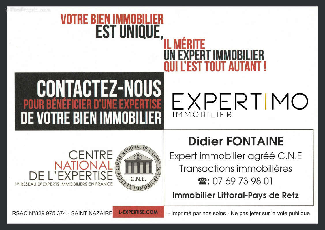 Terrain à BOURGNEUF-EN-RETZ