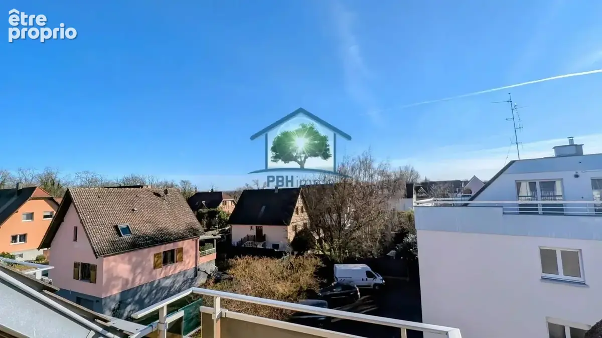 OSTWALD (67) - Appartement T3 de 72 m² au 3ème et dernier étage avec ascenseur et terrasse - photo 9
