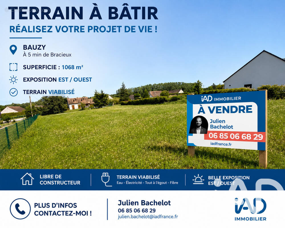 Photo 1 - Terrain à BAUZY
