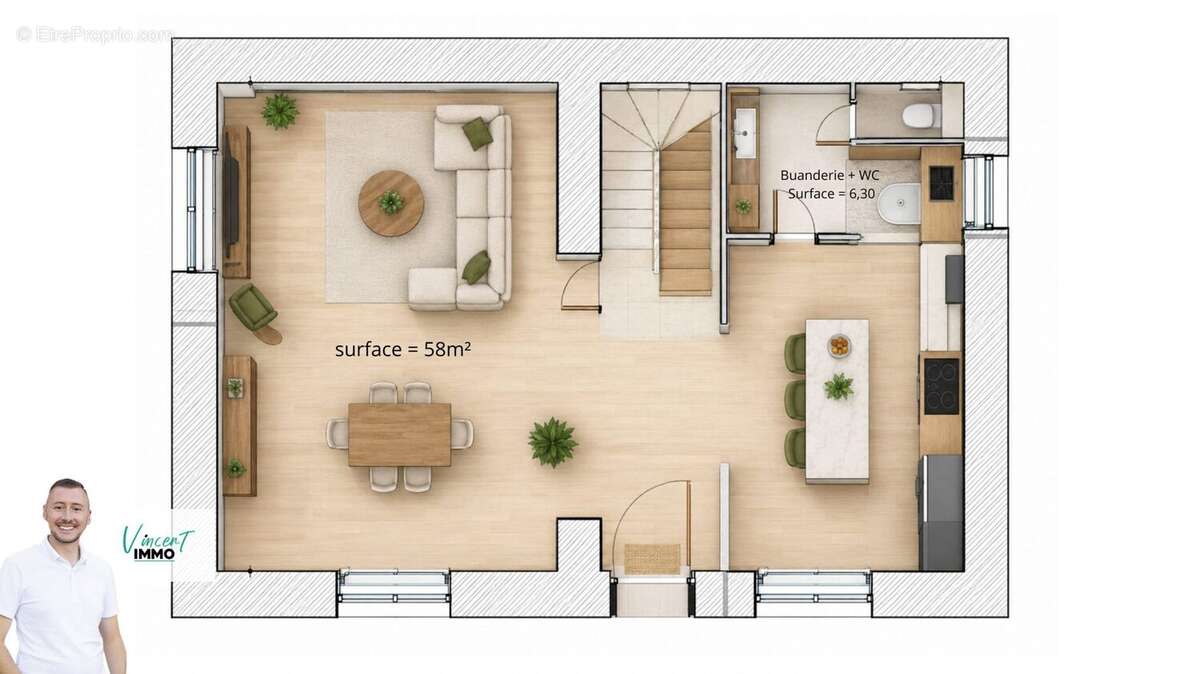 Maison à TOUSSIEU