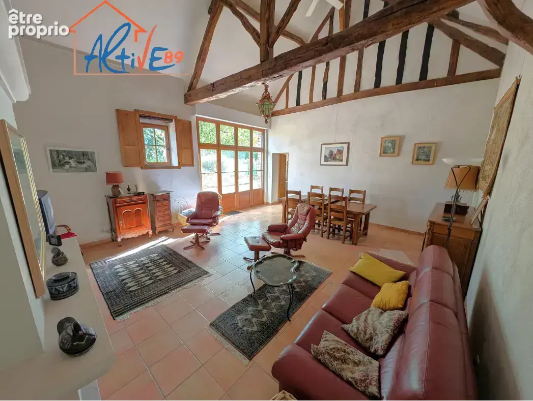 Maison ancienne de 110m2 habitables à moins de 10 minutes de Joigny et 1H30 de Paris (gare rapide d'accès) sur - photo 6