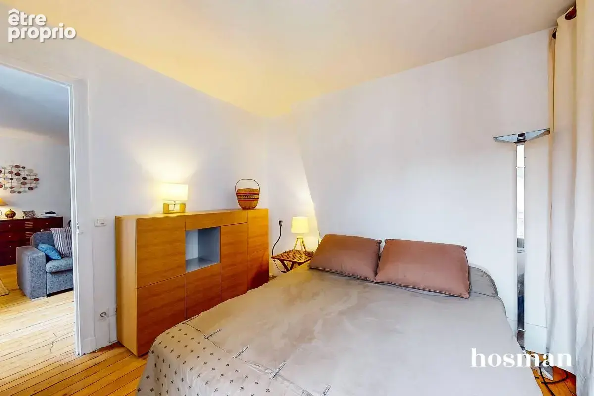 Appartement 2 pièces, calme, lumineux, de 35m² avec cave - Rue Custine, Paris - photo 9