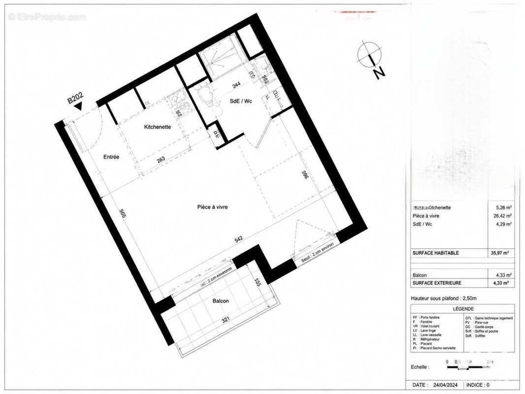 Appartement 31 m² à Roissy-En-Brie  - photo 3