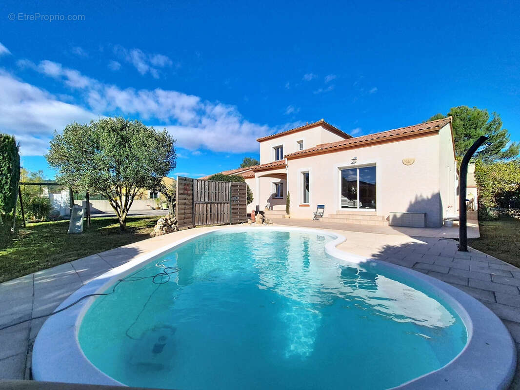 Montarnaud belle villa t6 de 165m2 sur 1196m2 de terrain avec piscine - photo 2
