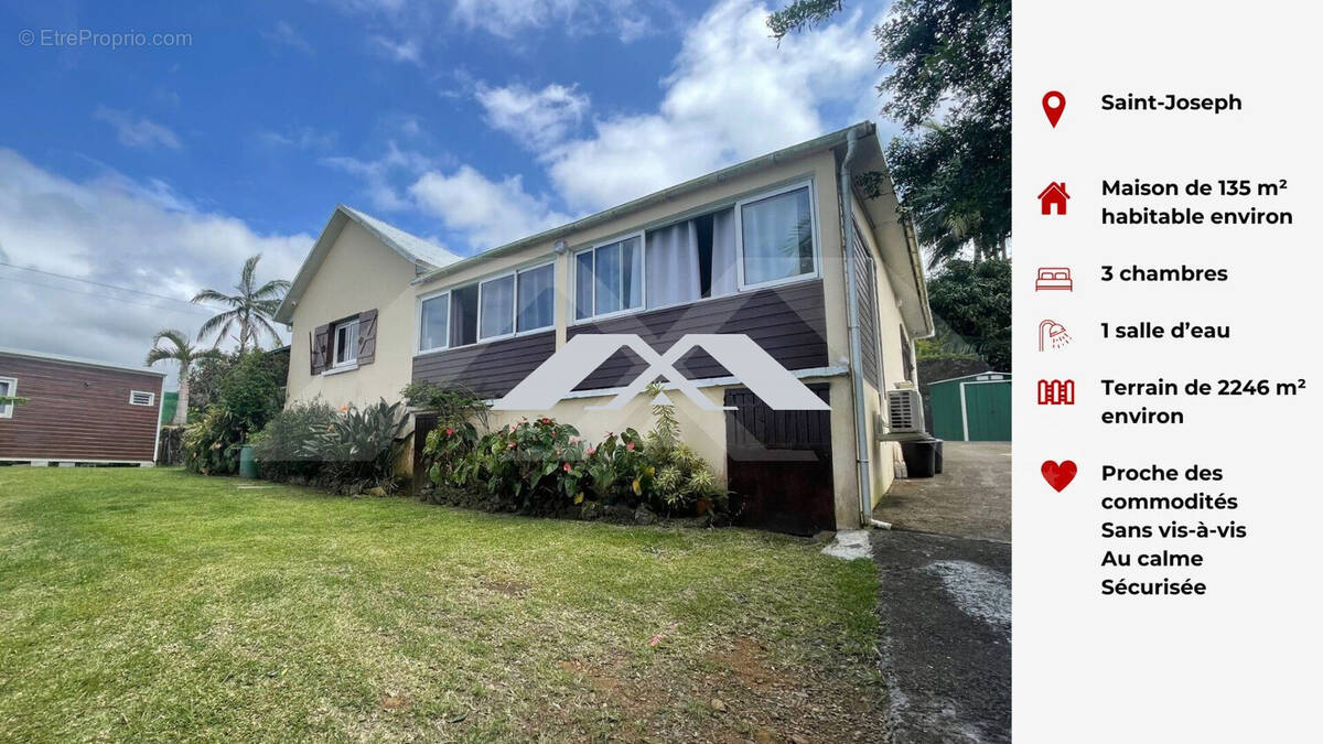 Maison à SAINT-JOSEPH