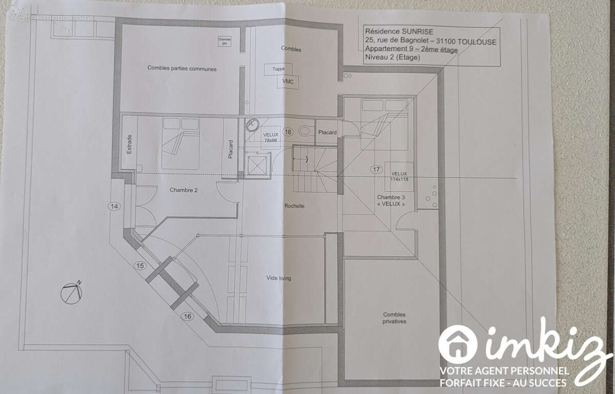 dernier étage possibilité 2 logments indépenants - photo 14