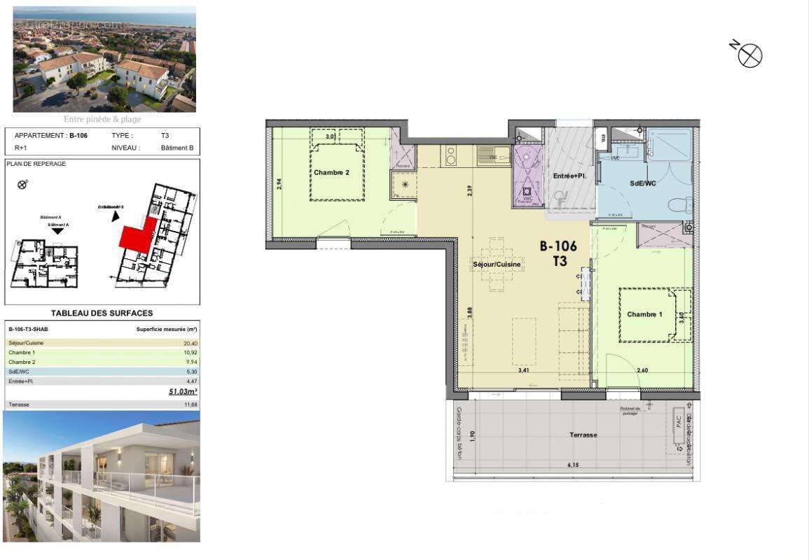 Appartement à FLEURY