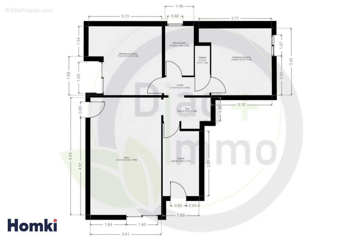 Appartement T3 de 61 m² à Saint-Raphaël 83700 - photo 16