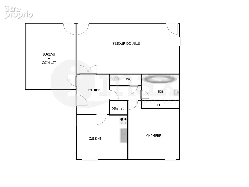 Asnieres alma - 3 pieces 64m² - 339 000e fai - photo 4