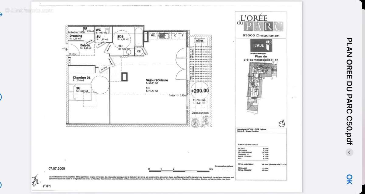 Appartement à DRAGUIGNAN