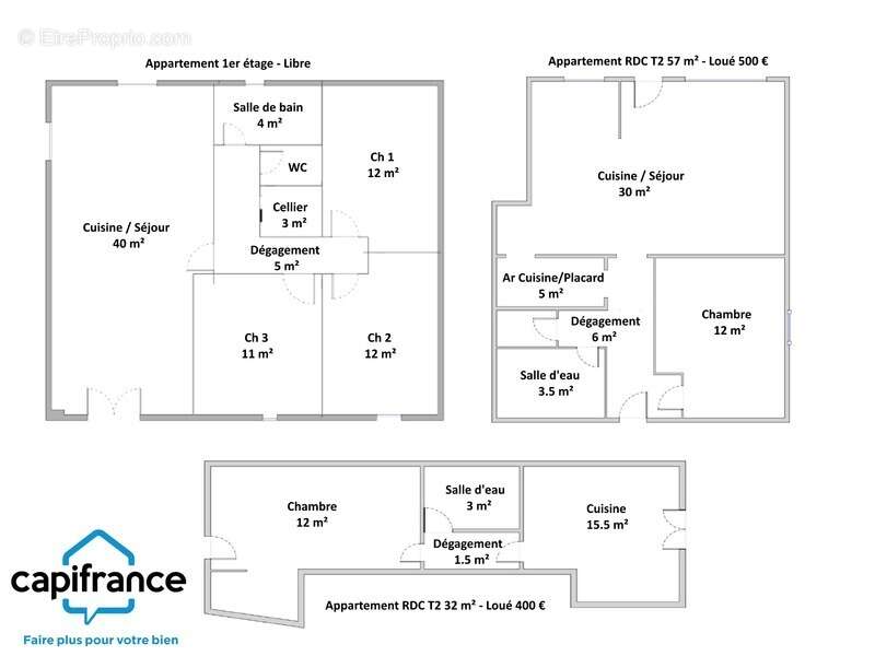 Maison/Immeuble de rapport à vendre 8 pièces CHATELLERAULT (86) - photo 3