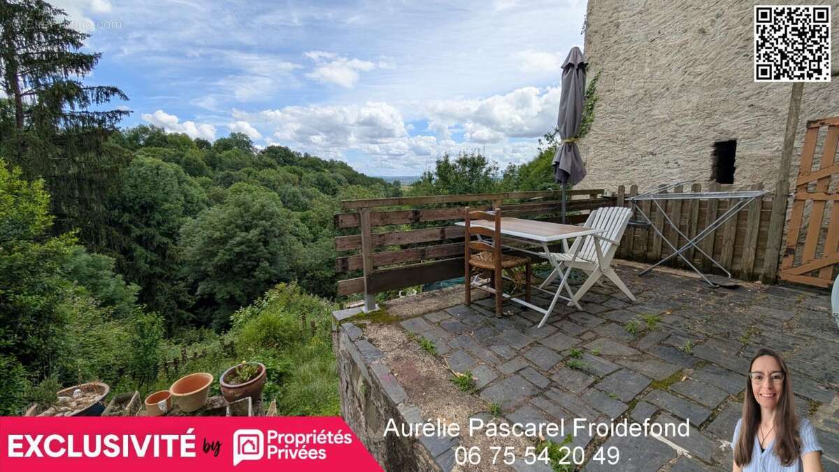 98 990 - voutezac (19130) - maison de village t4 d'environ 72m2, 3 chambres, avec cave et terrasse sur terrain de 205m² - photo 4
