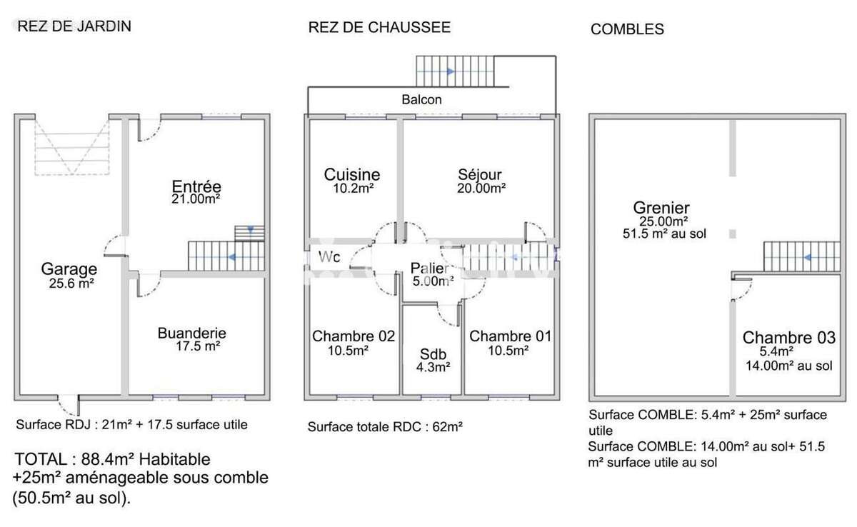 Maison 113 m² à Verrieres-Le-Buisson  - photo 3