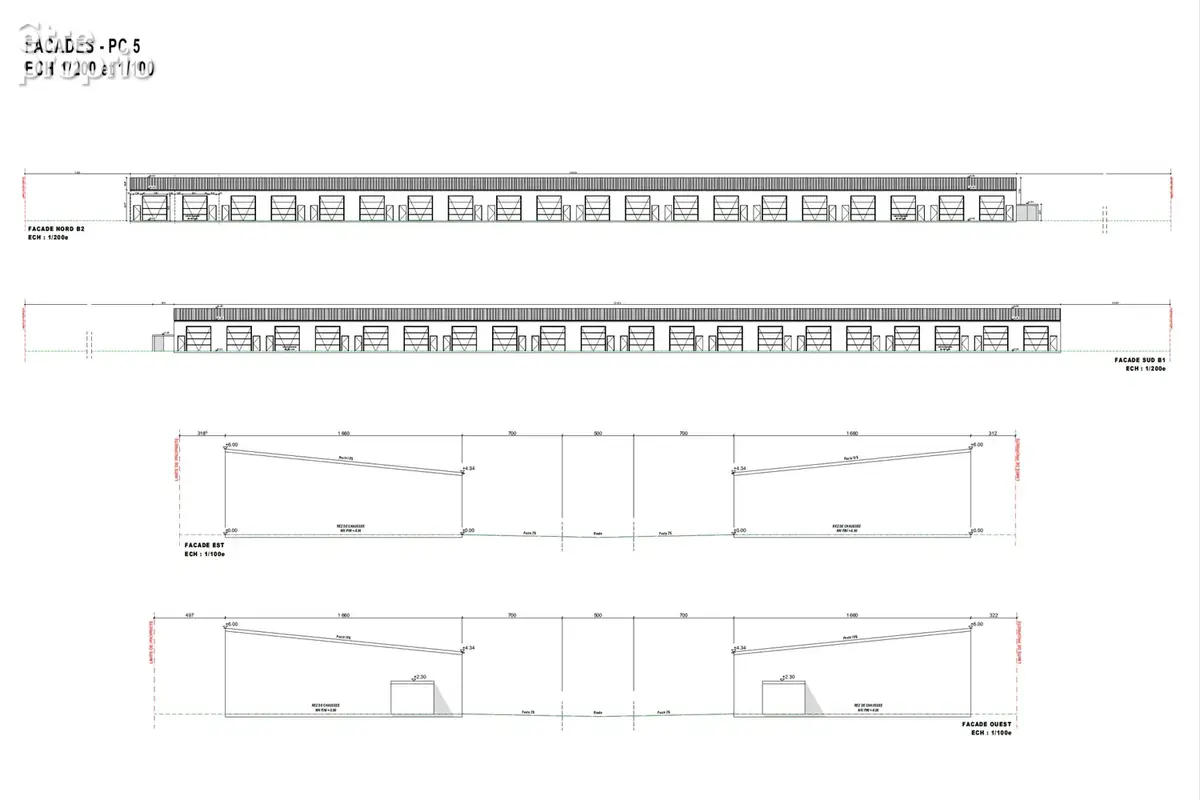 Hangars 100m2 neufs+ 2 parkings privés, stockage privé ou pro sur 1,68ares terrain,Frontières GD Luxembourg-Be - photo 15