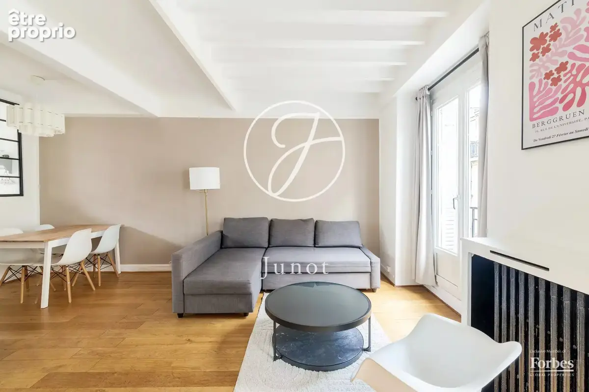 Paris 15e - SUFFREN - Duplex - 3 pièces - 58,69m² Carrez - 61,47m² au sol - 2 chambres - Balcon - photo 5