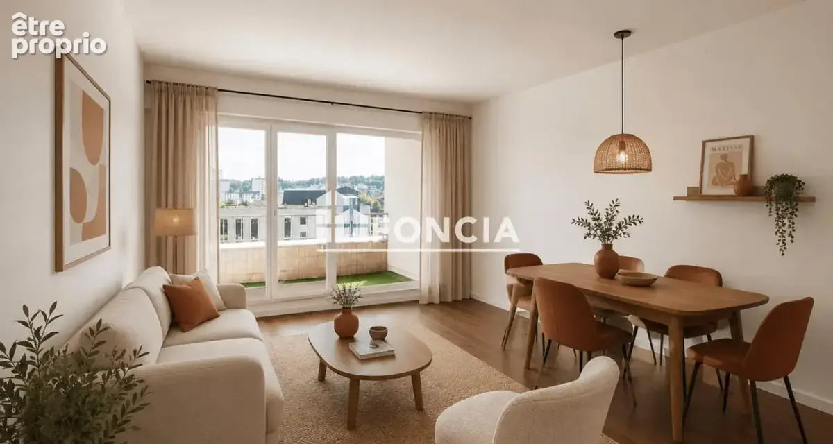 Centre ville - 3 pieces avec balcon - parking - cave - photo 2