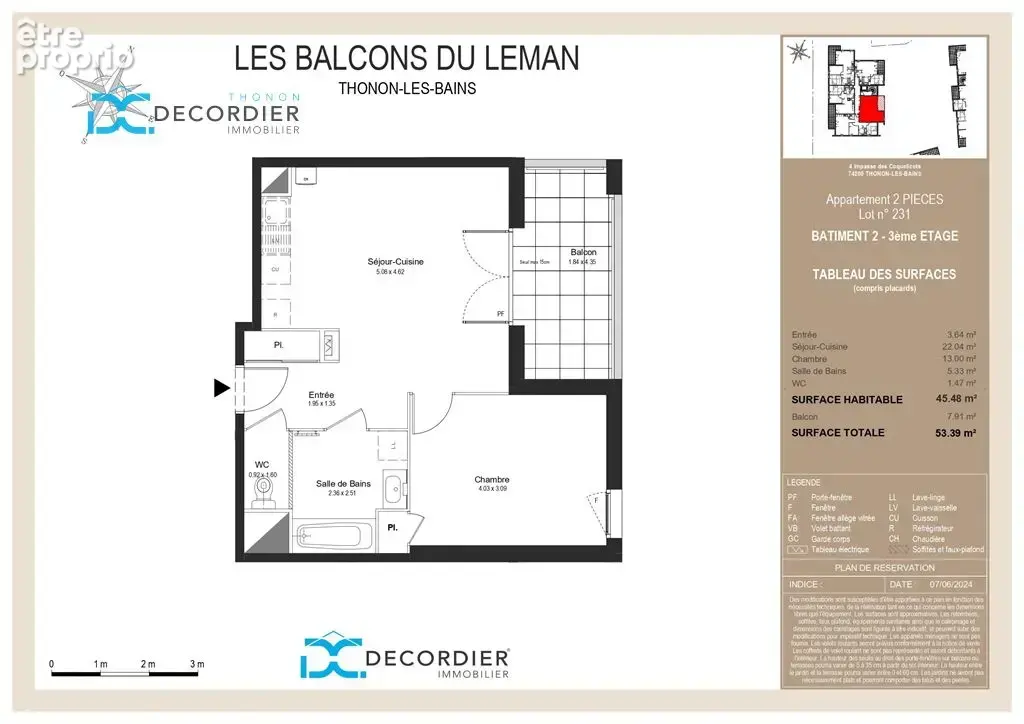 T2 à vendre - thonon-les-bains (74200) - photo 2