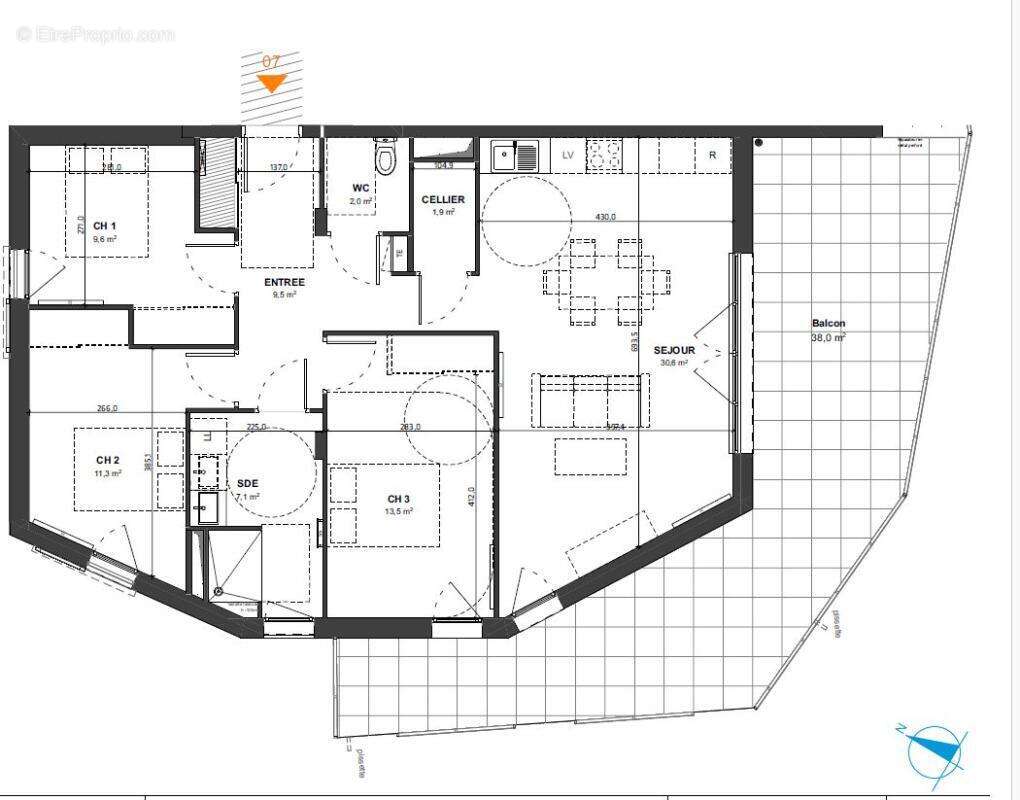 Appartement à MILLAU