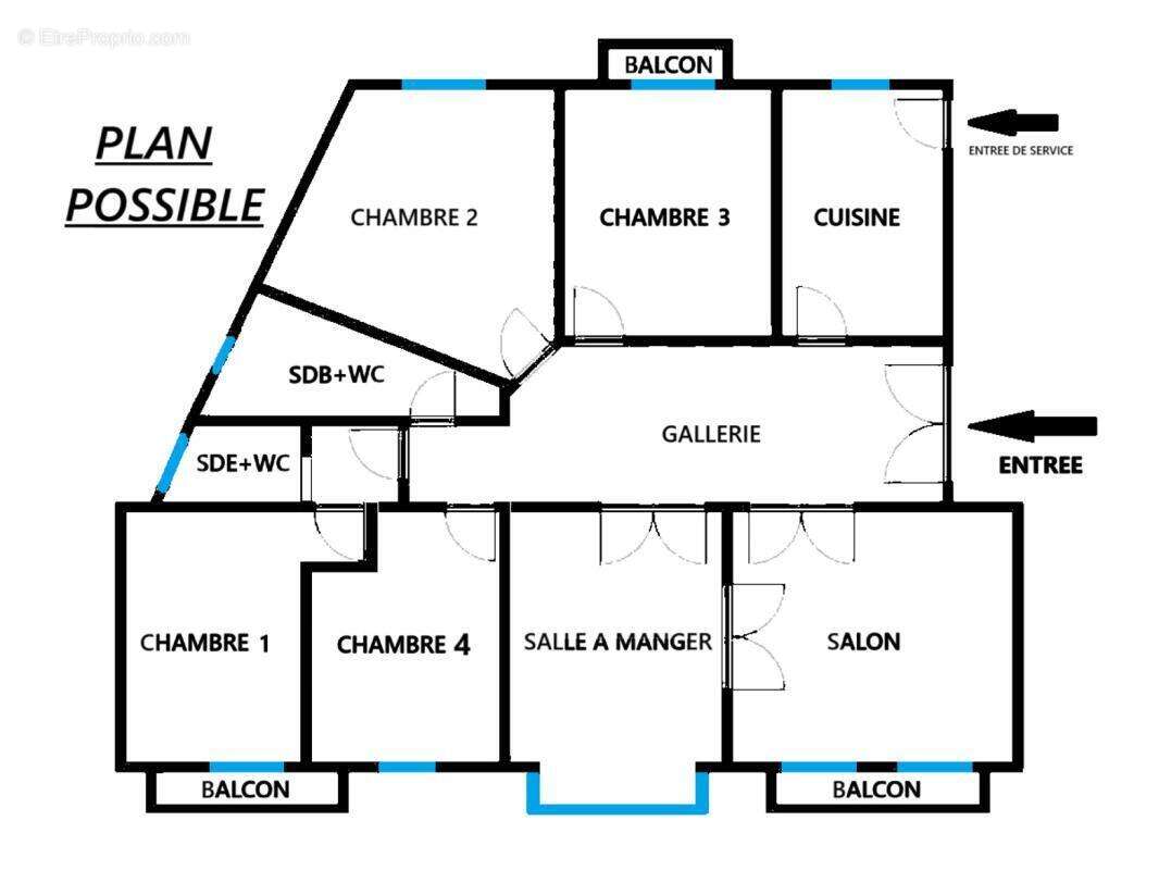 Appartement à SAINT-CLOUD