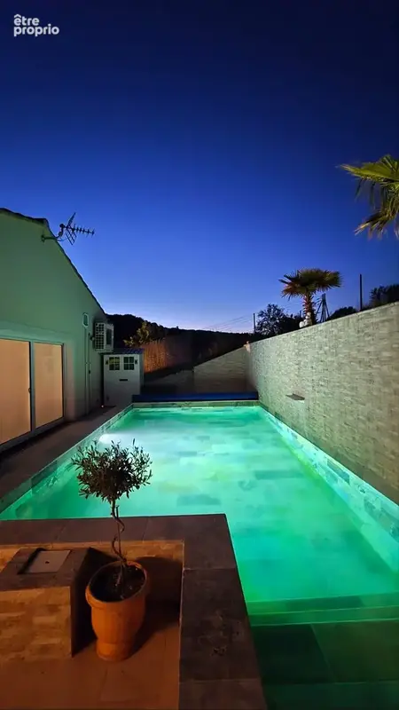 Villa contemporaine 2018 de 150m2  dpe a  piscine pierre de bali  300m du village  caumont-sur-durance - photo 1