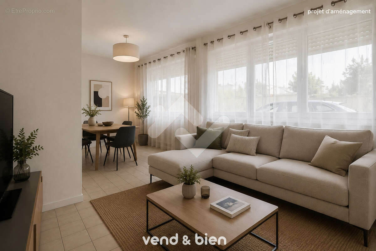 Appartement T2 de 49,12 m2 - Cave et parking - photo 2