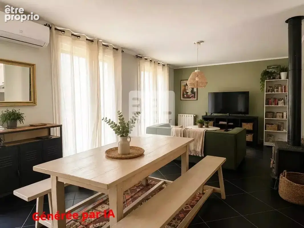 Maison - Vénéjan - 2400m2 de terrain - photo 3