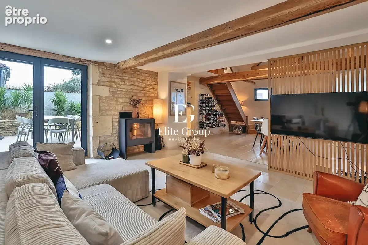 À vendre très belle maison en pierre à val de cognac - 5 pièces - 110 m2 - photo 3