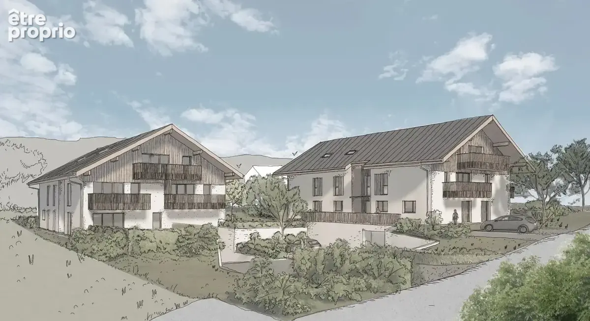 Appartement T3 en combles  Leschaux 74320 - photo 2