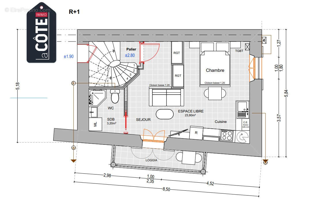 Maison à CHATEAUNEUF-LES-MARTIGUES