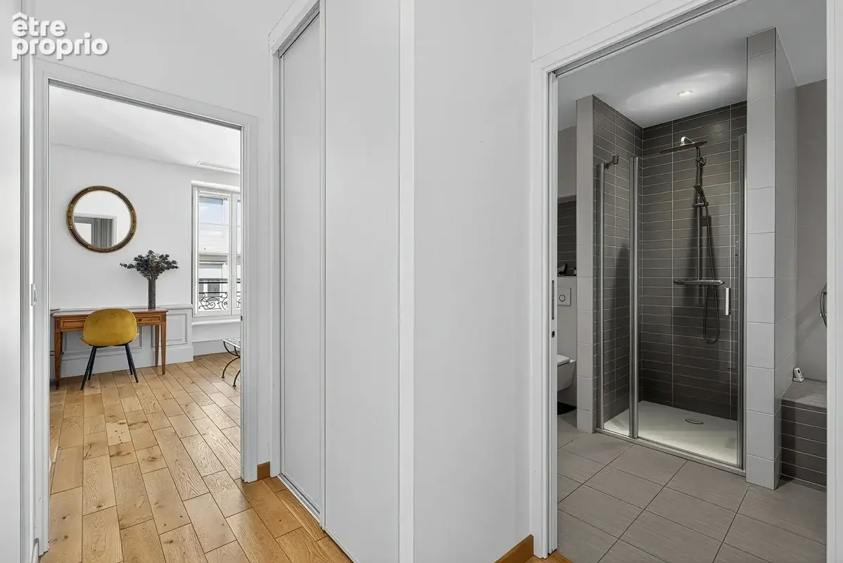 Chambéry centre - Appartement Bourgeois d'exception de 194 m2 - Dernier étage - Ascenseur - PMR - Parking - photo 14