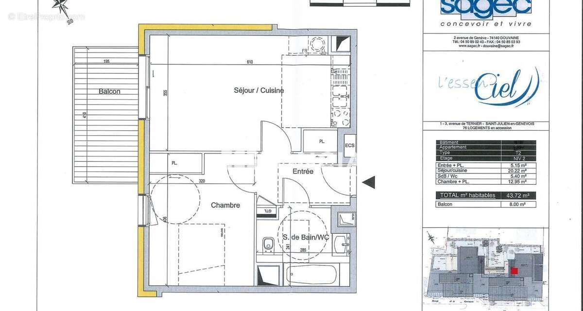 Appartement à SAINT-JULIEN-EN-GENEVOIS