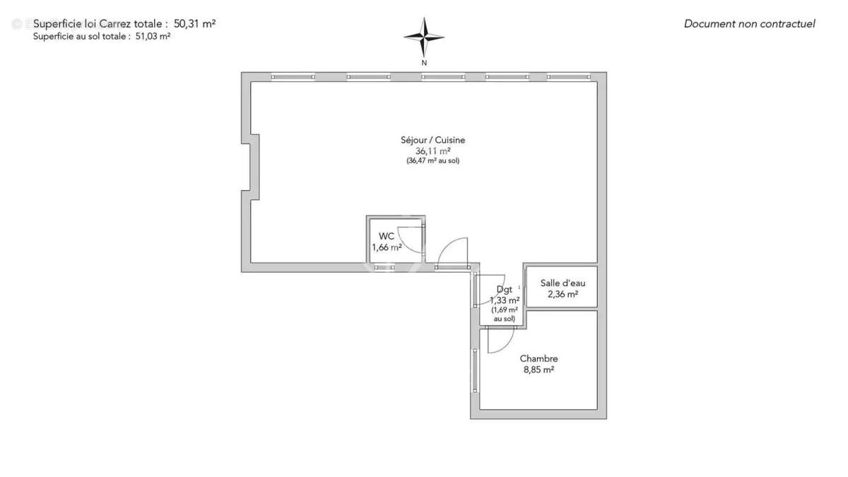 Appartement à PARIS-18E