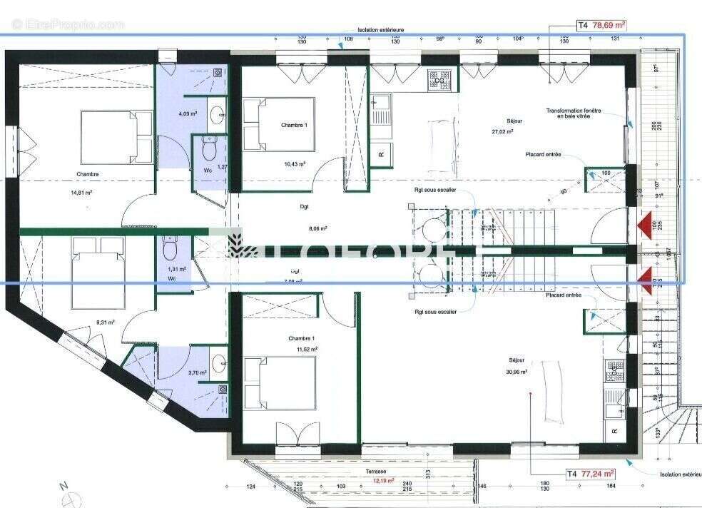 Appartement à MARTIGNAS-SUR-JALLE