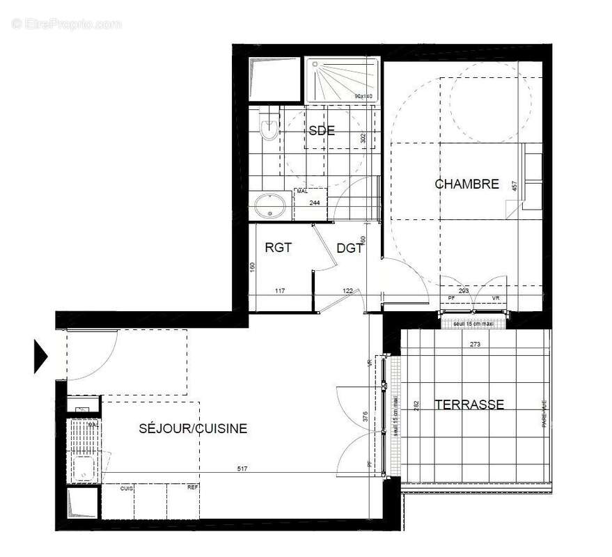 Appartement à LES CLAYES-SOUS-BOIS