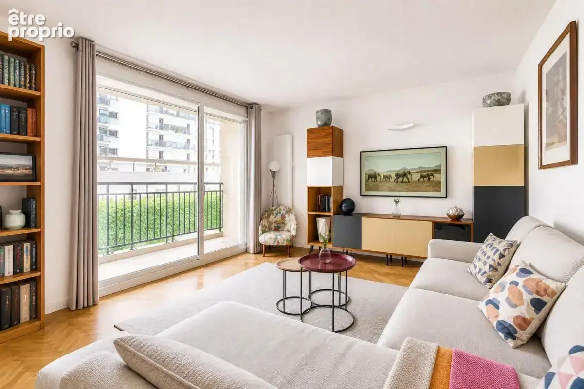 92800 - puteaux - front de seine - 4 pieces -3 chambres - balcon - photo 2