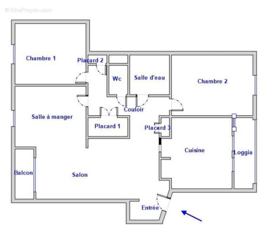 Appartement à MARSEILLE-2E