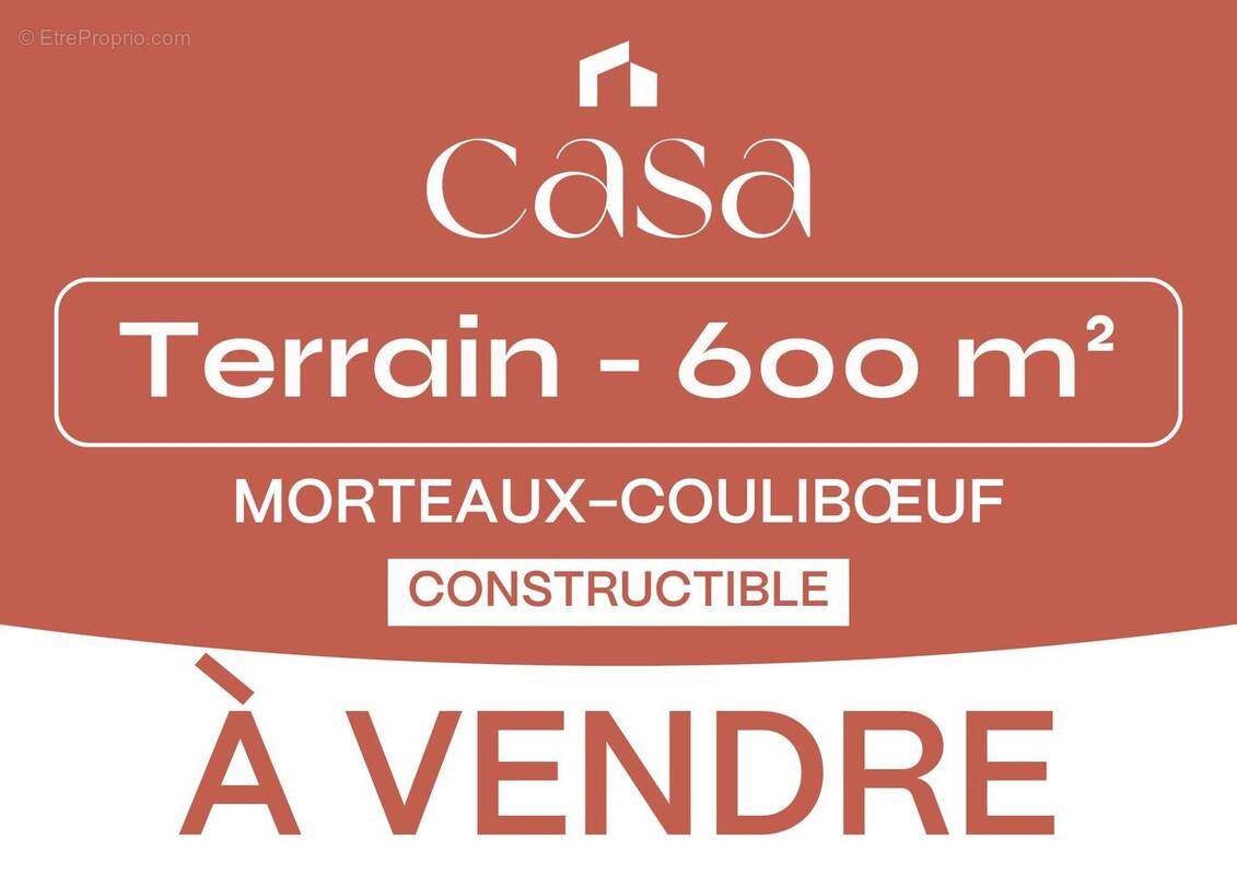 Terrain à MORTEAUX-COULIBOEUF