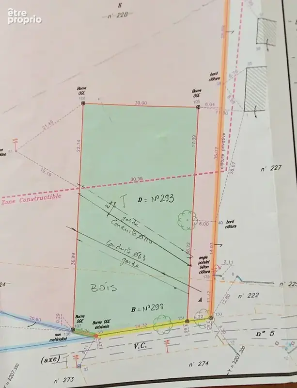 Terrain constructible secteur Monesties 1753 m2 CU ok opérationnel - photo 6