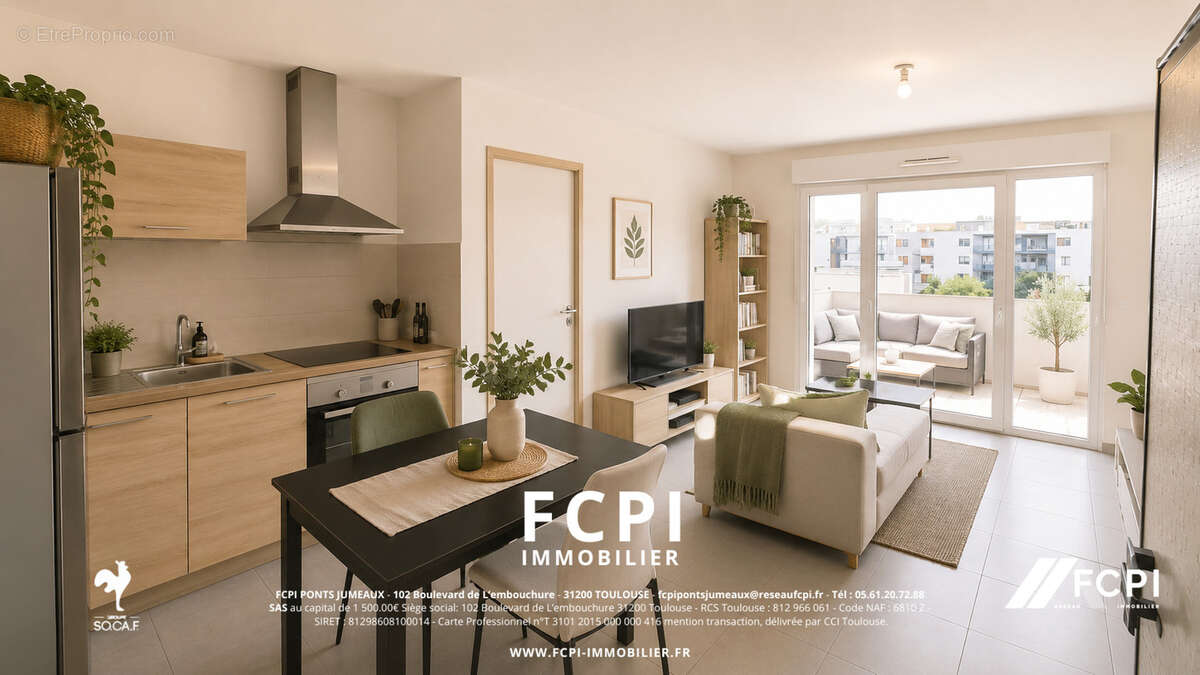 Appartement deux pièces 38 m2 - AGDE - photo 2