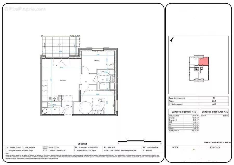 Appartement à PRAZ-SUR-ARLY
