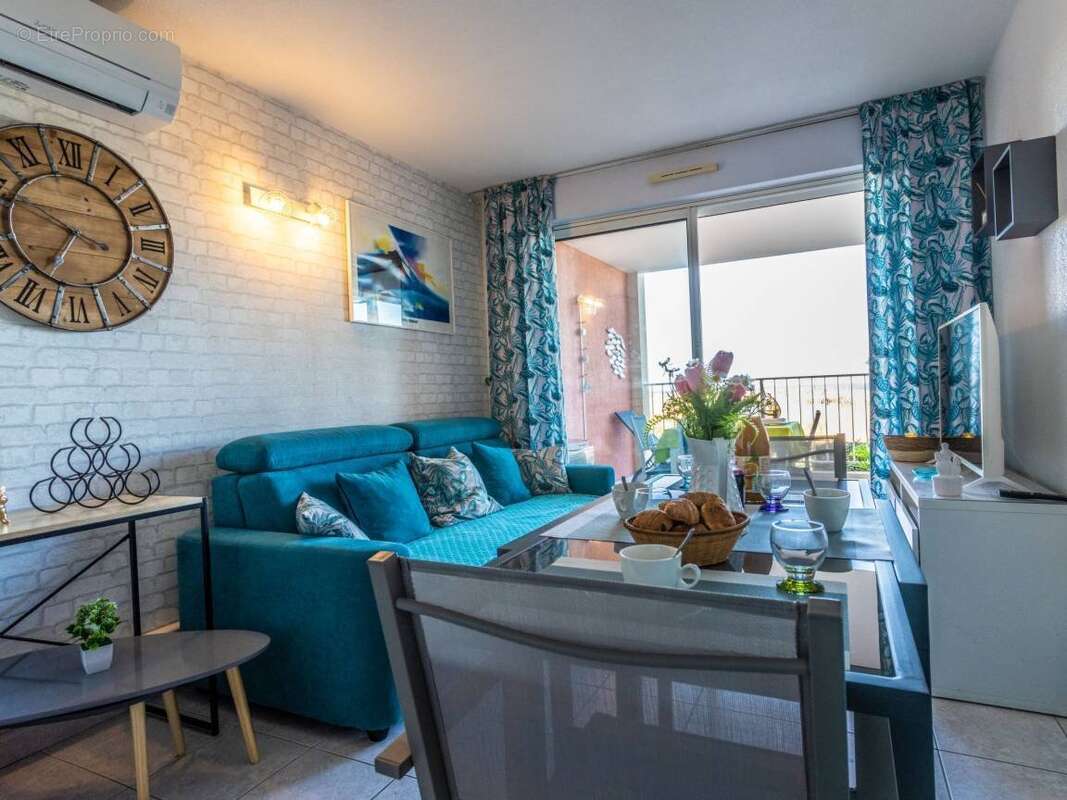 Le cap d'agde - t2 vue mer avec parking,cellier ascenseur, piscine - photo 3