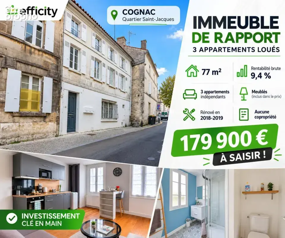 Photo Appartement à Cognac au prix de 179 900€
