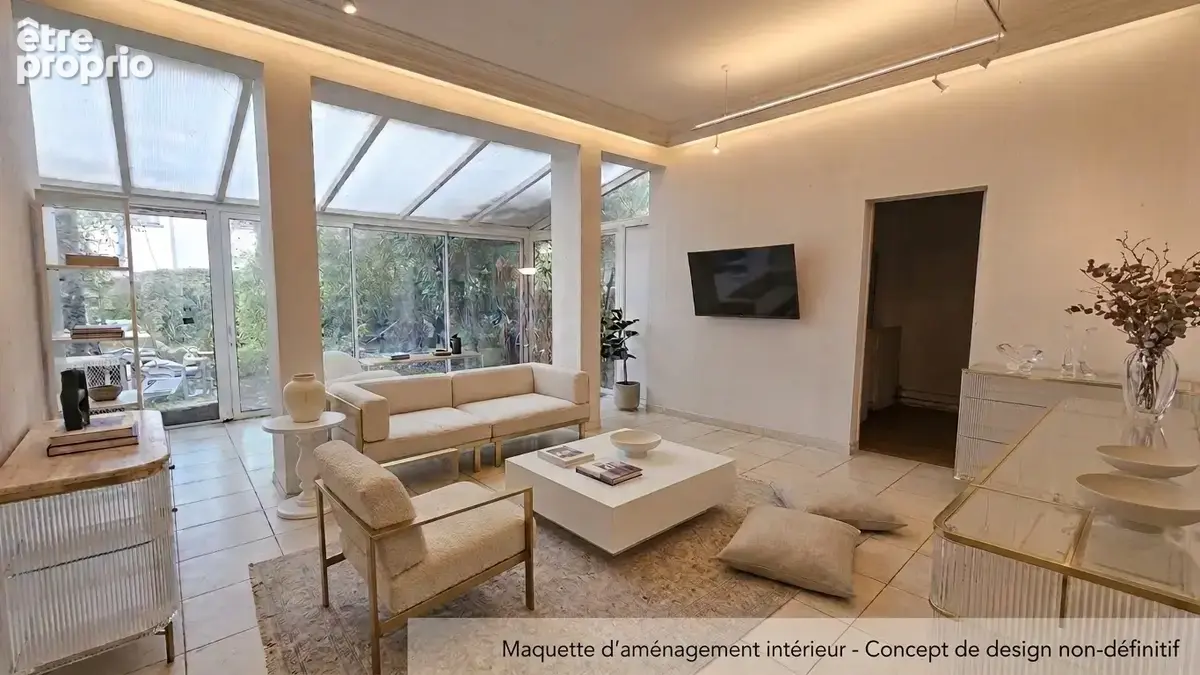 Compans  cafarelli - vaste appartement de 120m2 avec jardin privatif de 217m2 - photo 4