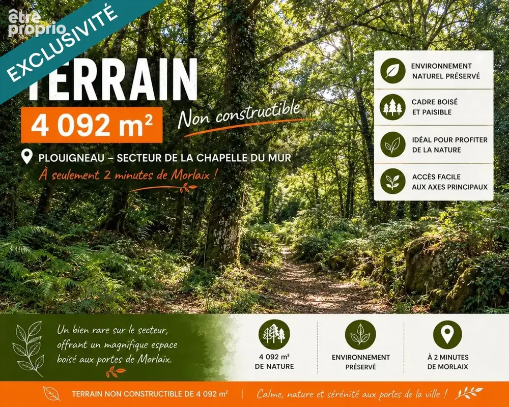 Photo 1 - Terrain à MORLAIX