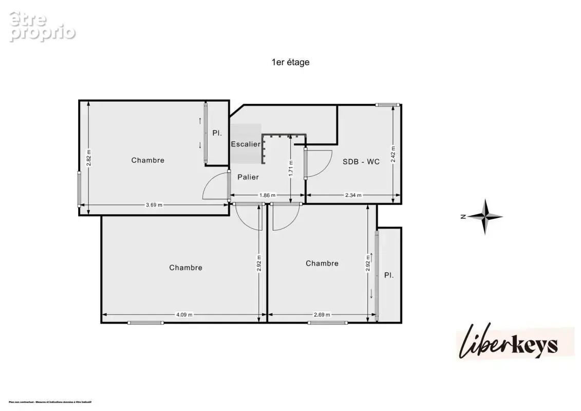 Duplex de 80 m² avec terrasse – 3 chambres – Box fermé - photo 9