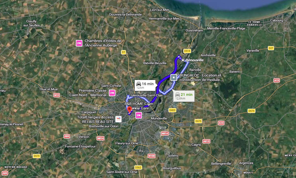 Terrain à BENOUVILLE