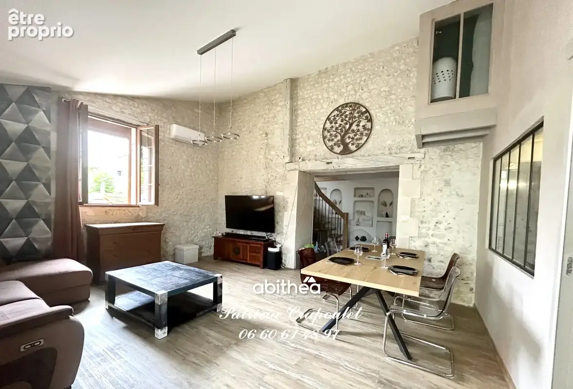 Proche de Barbezieux - Maison en pierre rénovée, 157 m2. - photo 4