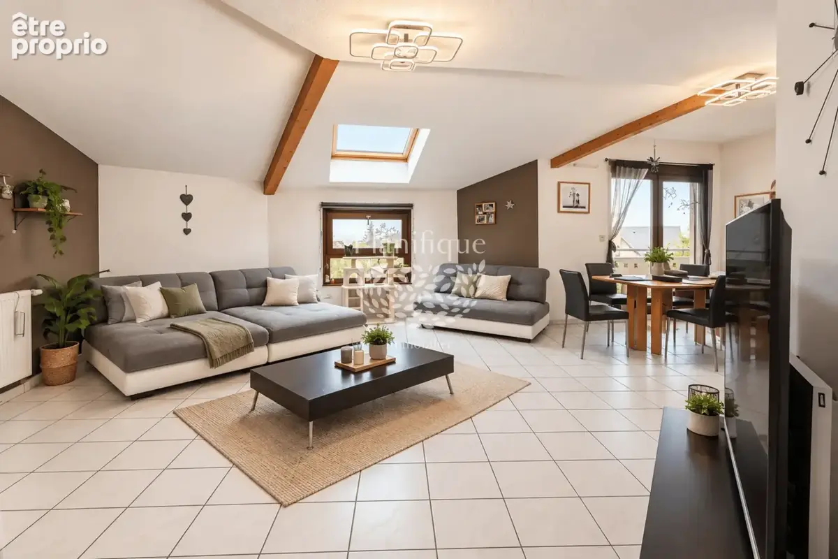 Gaillard   Dernier étage   T4 de 98 m2 avec 2 terrasses, grand garage et cave - photo 2